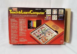Vintage Mattel TLC Teach & Learn Computer With Introductory Game Boxes 2