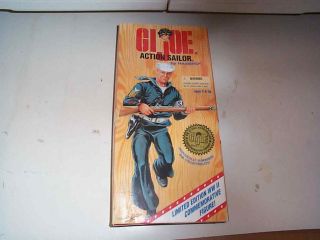 1995 G.  I.  Joe " U.  S.  Navy Action Sailor - 50th Anniversary 1945 - 95 " -