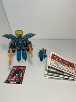 Transformers Armada Blurr W/ Incinerator 100 Complete