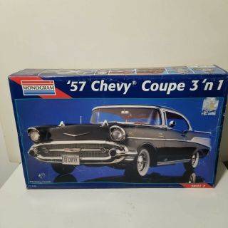 Monogram 1/12 Scale Model Car Kit 57 Chevy Sport Coupe 2800 Bags