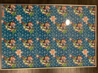 Extremely Rare Mario / Pepsi Wrapping Paper