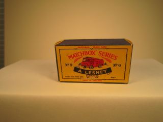 Vintage Matchbox Lesney Merryweather Fire Engine C - Series Box Only,  A - Lesney