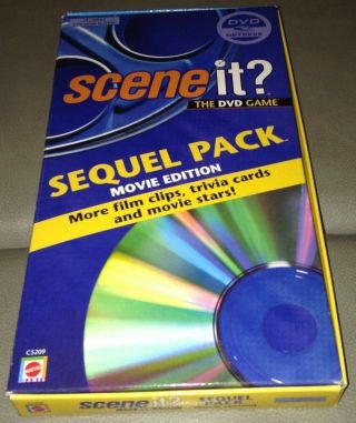 Scene It? The Dvd Game - Sequel Pack Movie Edition - -