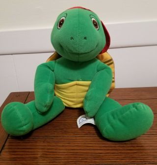 Franklin The Turtle 13 " Plush Talking Stuffed Toy And A Franklin Book