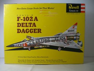 1958 Vintage Revell " S " Kit 1/48 F - 102a Delta Dagger H281:200 (first Issue)
