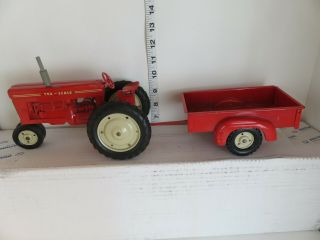 Vintage Tru - Scale Diecast Tractor And Wagon