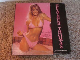 Vintage 1984 Heather Thomas Jigsaw Puzzle/sexy Pink Bikini Poster Shot
