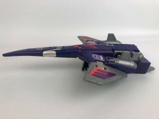 Cyclonus Transformers G1 Decepticon Jets Purple Silver Hasbro 1986 Figure