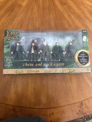 Lord Of The Rings Toybiz Boxed Gift Set Of 5 Hobbit Action Figures