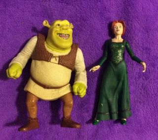 Shrek Princess Fiona Figure With Leg Kicking Action Mcfarlane Toys 2001 Loose