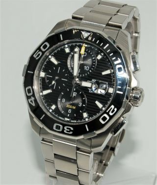 Tag Heuer Aquaracer 300m Calibre 16 Automatic Chronograph Cay211a - 0 W/box,  Papers
