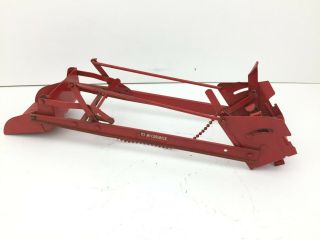 Vintage Mccormick Farmall Ih Loader Ertl For Toy Tractor Red Metal