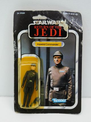 Vtg 1983 Kenner Star Wars Return Of The Jedi Imperial Commander Action Figure
