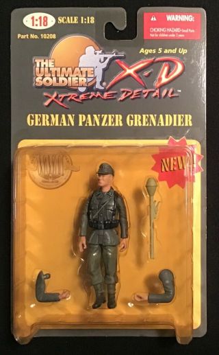 21st Century Toys Ultimate Soldier 1/18 Scale German Panzer Grenadier Figure