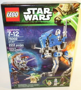 75002 Lego Star Wars At - Rt Walker Yoda 501st Clone Trooper 222 Pc Retired