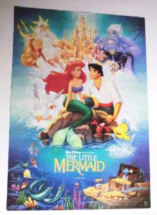 Disney The Little Mermaid 300 Piece Movie Poster Puzzle Xl 2x3 Feet 