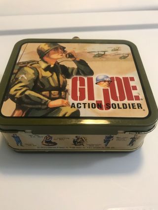 1998 Hasbro Gi Joe Action Soldier Mini Metal Lunch Box