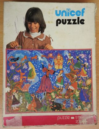Vintage Unicef Jigsaw Puzzle " Grimm Brothers & Andersen 