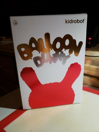 Kidrobot X Wendigo 8 " Gold Ballon Dunny Funko Pop Toys