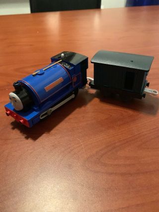 Motorized Sir Handel W/ Blue Cart V0950 For Thomas And Friends Trackmaster Train