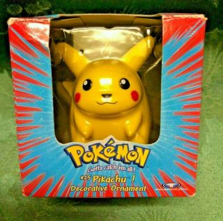 Pokemon Pikachu Decorative Ornament,  Official Nintendo Licensed Product 1999