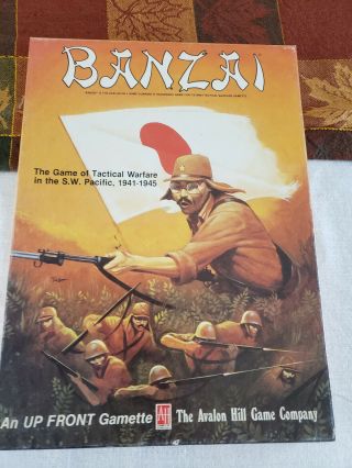 Avalon Hill Wwii Up Front - Banzai Expansion