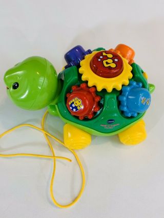 Vtech Roll And Learn Turtle Teaches Sounds Colors 9 - 36 Months