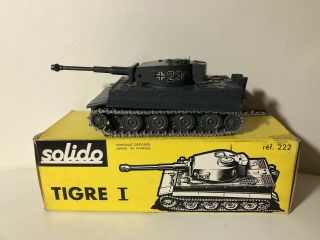 Solido Ww2 Tiger Tank 1/50 Sherman Panther Vehicle