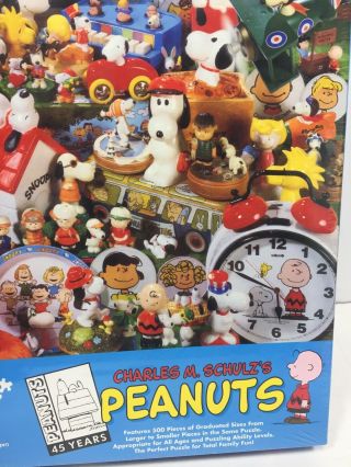Peanuts Snoopy 45 Year Jigsaw Puzzle 500 Piece Springbok Schulz VTG 2