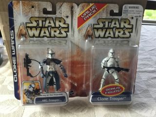 Star Wars Walmart Exclusive Clone Wars Arc Trooper And Clone Trooper
