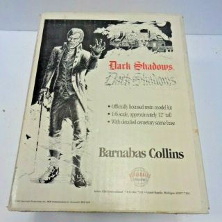 Vintage Barnabas Collins Model Kit Dark Shadows Action Kits 1991 Mib