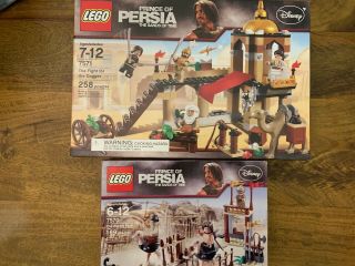 Lego 7571 & 7570 Prince Of Persia Fight For The Dagger/ostrich Race Retired