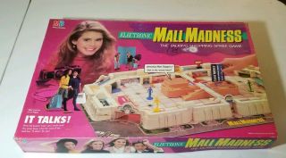 Milton Bradley 1989 Electronic Mall Madness Shopping Game 99 Complete
