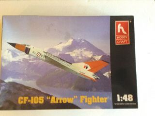 Cf - 105 Arrow Canadian Fighter 1/48 By Hobby Craft