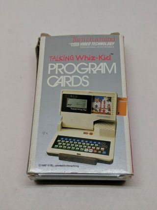 Vintage Pack Of 1987 Talking Whiz Kid Program Cards 50 Cards Total (1 - 50) Vtech