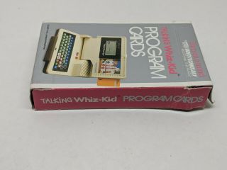 Vintage Pack of 1987 Talking Whiz Kid Program Cards 50 Cards Total (1 - 50) VTECH 3
