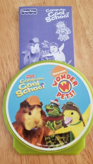 Fisher Price Computer Cool School Software Wonder Pets Game Cd