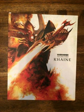 Warhammer The End Times Khaine Limited Edition W/ Slipcase - Hc