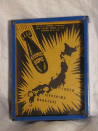 Atomic Bomb WWII A.  C.  Gilbert Dexterity Puzzle Glass Game JAPAN HIROSHIMA 2