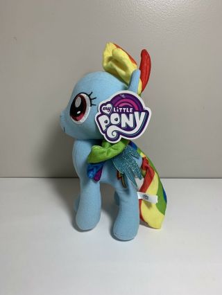 Rainbow Dash Plush My Little Pony Stuffed Animal Hasbro Toy Factory 11” With Tag