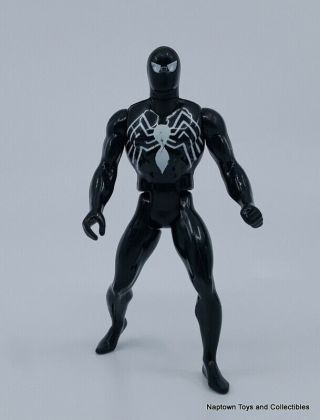 Marvel Secret Wars Black Suit Spider - Man Action Figure Vintage Mattel 1984