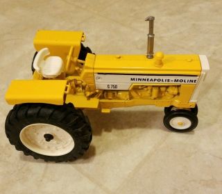 Vintage Ertl Yellow Minneapolis Moline G - 750 Tractor 1:16 Scale 2