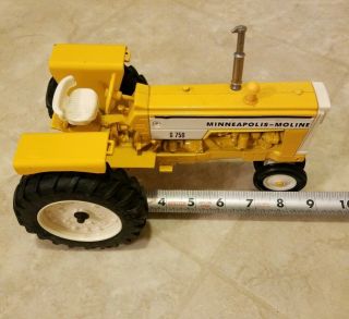 Vintage Ertl Yellow Minneapolis Moline G - 750 Tractor 1:16 Scale 3