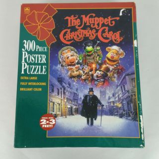 The Muppet Christmas Carol Jigsaw Puzzle 300 Pc Jim Henson Vintage Golden