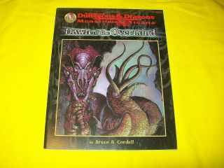 Dawn Of The Overmind Dungeons & Dragons Ad&d Monstrous Arcana Ad&d Tsr 9572 - 1