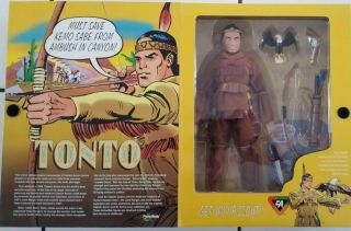 1998 Captain Action - The Lone Ranger ' s Sidekick Tonto by Playing Mantis - MIB 3