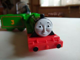Thomas & Friends Trackmaster Motorized 3 TALKING HENRY Train Engine & Tender 3