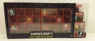 Minecraft Mini - Figure Nether Collector Case Includes 6 Mini - Figures Bnip