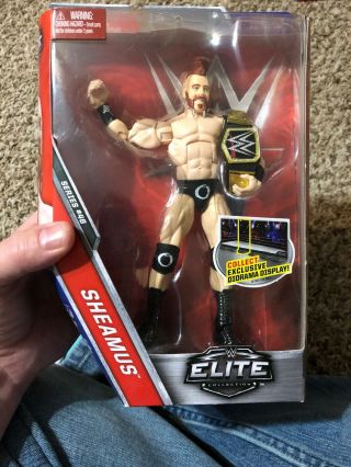 Elite Series 46 Sheamus Action Figure With Wwe World Championship Title