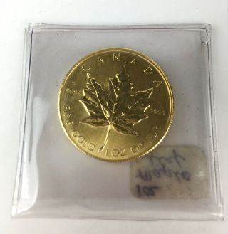 1983 Canada Gold Maple Leaf - 1 oz - $50 3